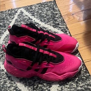 adidas trae young 3 basketball pink shoes